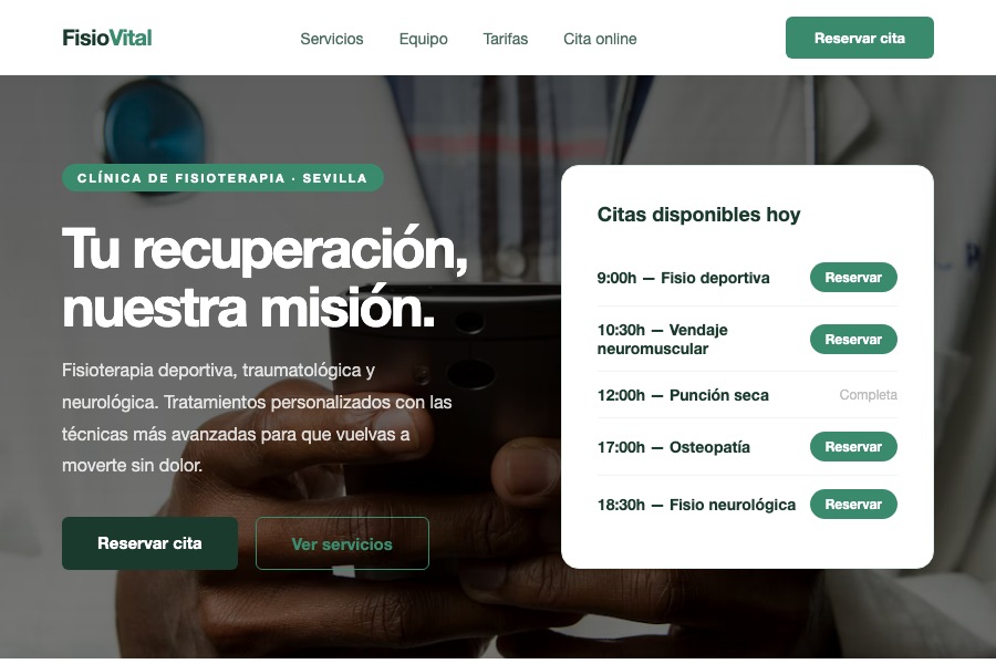 Web fisioterapia