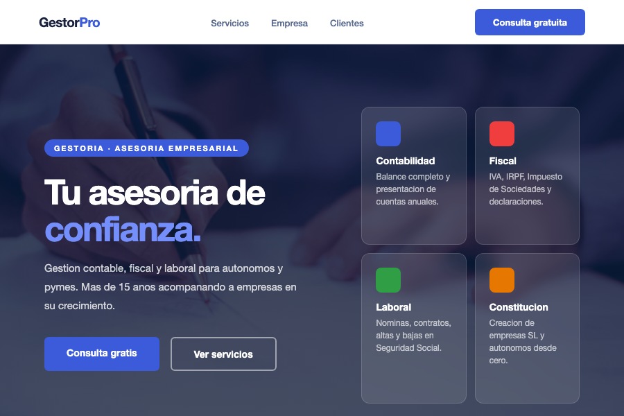 Web gestoría